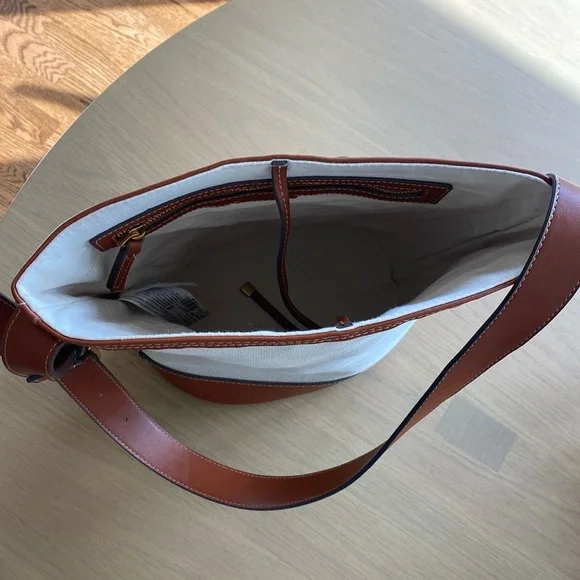 Mango Brown and Cream Women's Bag - Picture 11 of 13